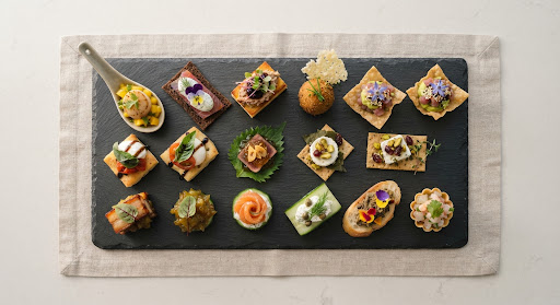 Culinary plating detail